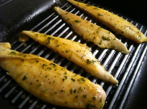 White Fish on Grill